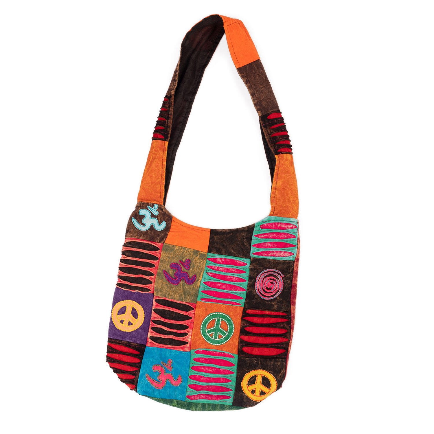 Om Shanti Bag, Patchwork - Multicolor BODHI, Colorful