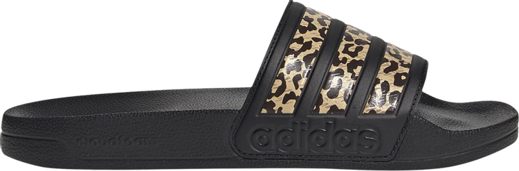 Adidas Hirocoledge x Wmns Adilette Shower Slide 'Takahashi Hiroko - Black Leopard' Sandals, Pink