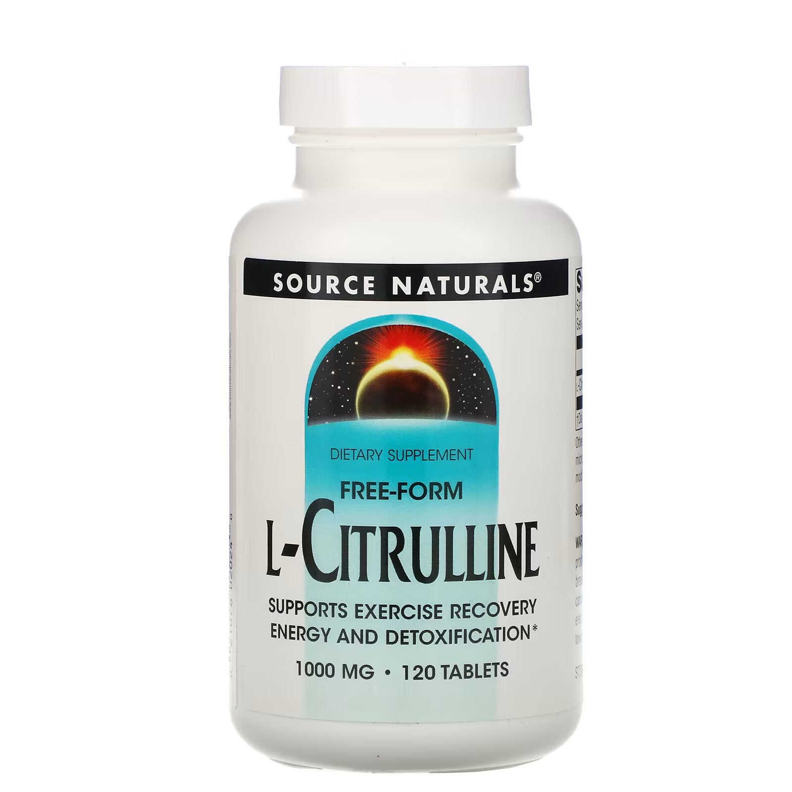 Source Naturals, L-Citrulline، شكل حر، 1000 مجم، 120 قرصًا