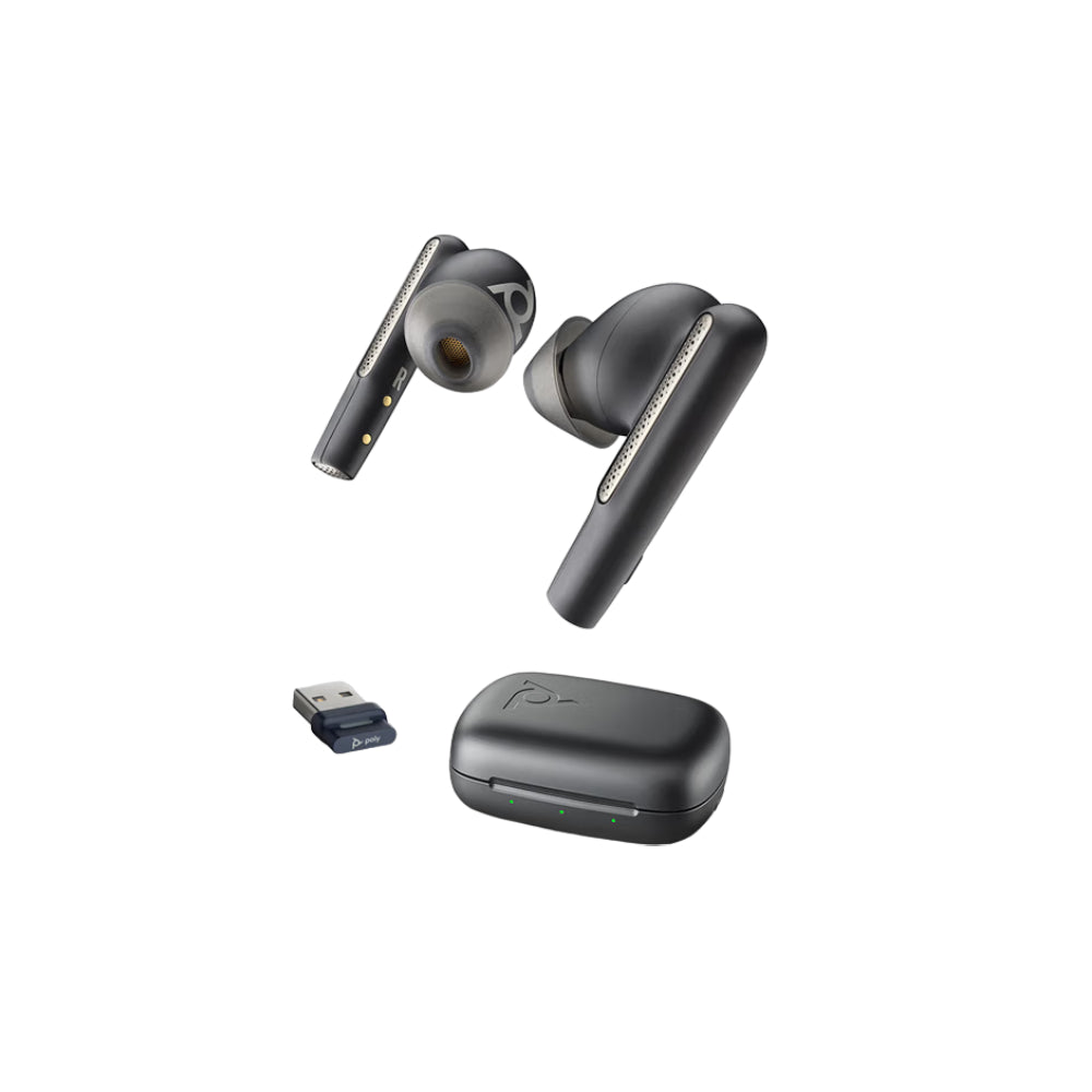 سماعة Plantronics Poly Free 60UC اللاسلكية، باللون الأسود