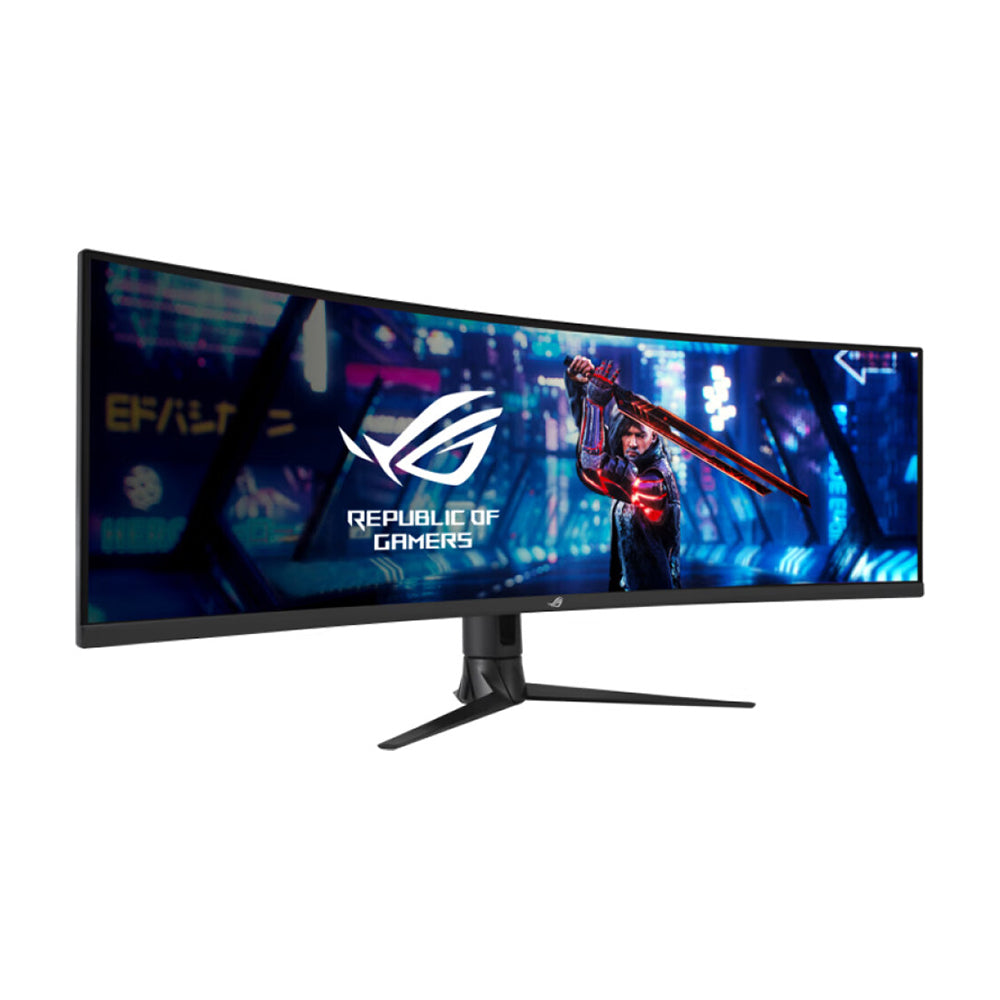 شاشة الألعاب Asus ROG Swift XG49WCR، 49 بوصة، 5120 × 1440، 165 هرتز، VA، أسود