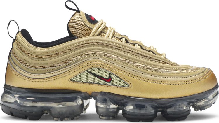 حذاء Nike Air VaporMax 97 GS 'Metallic Gold' باللون الذهبي