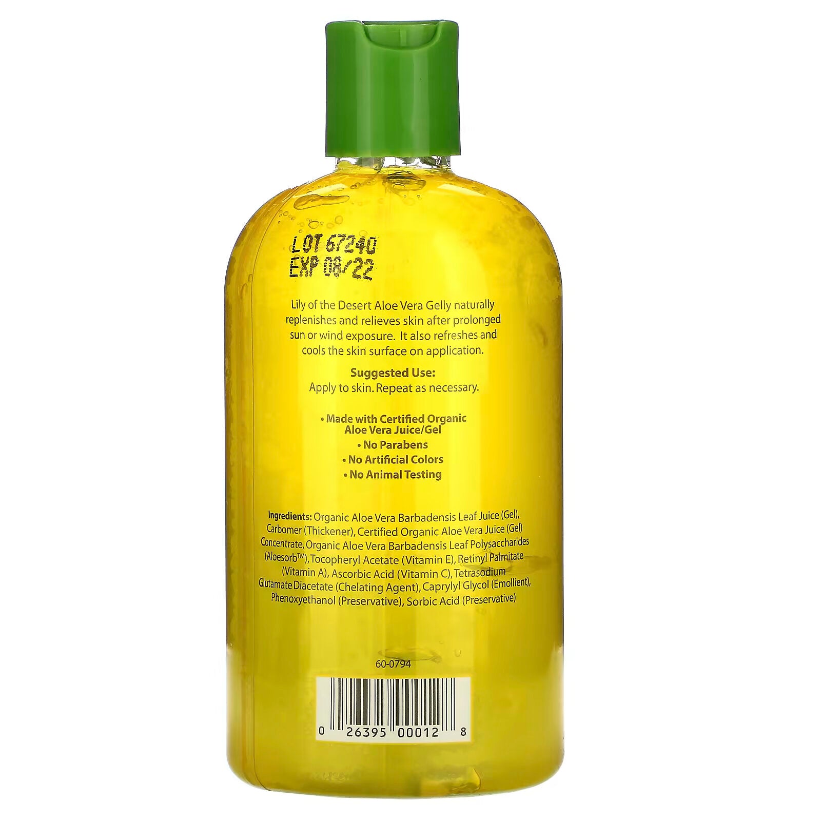 Lily of the Desert, 99% Aloe Vera Gel, 342 g