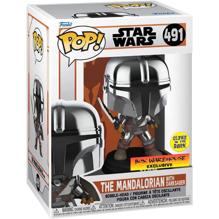 Funko POP! Star Wars: The Mandalorian with Darksaber