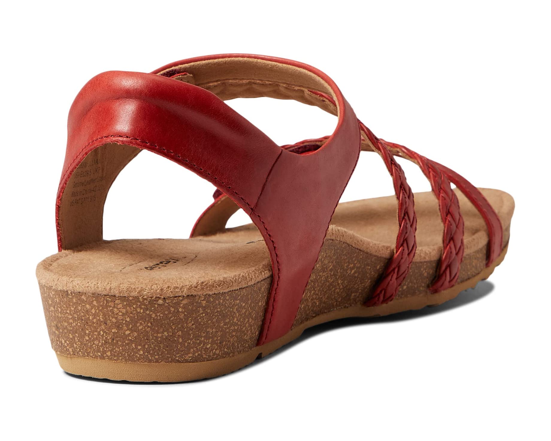 Jillian Aetrex sandals, red