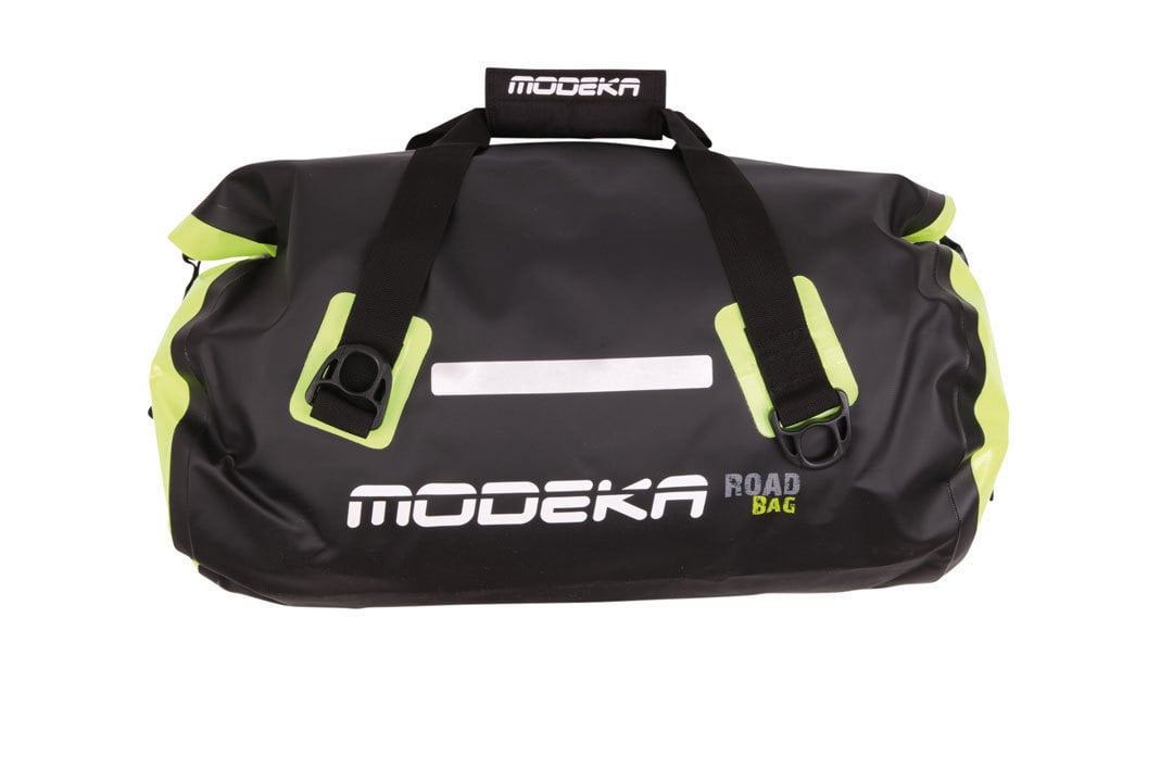 Modeka Road bag 60L, black/yellow