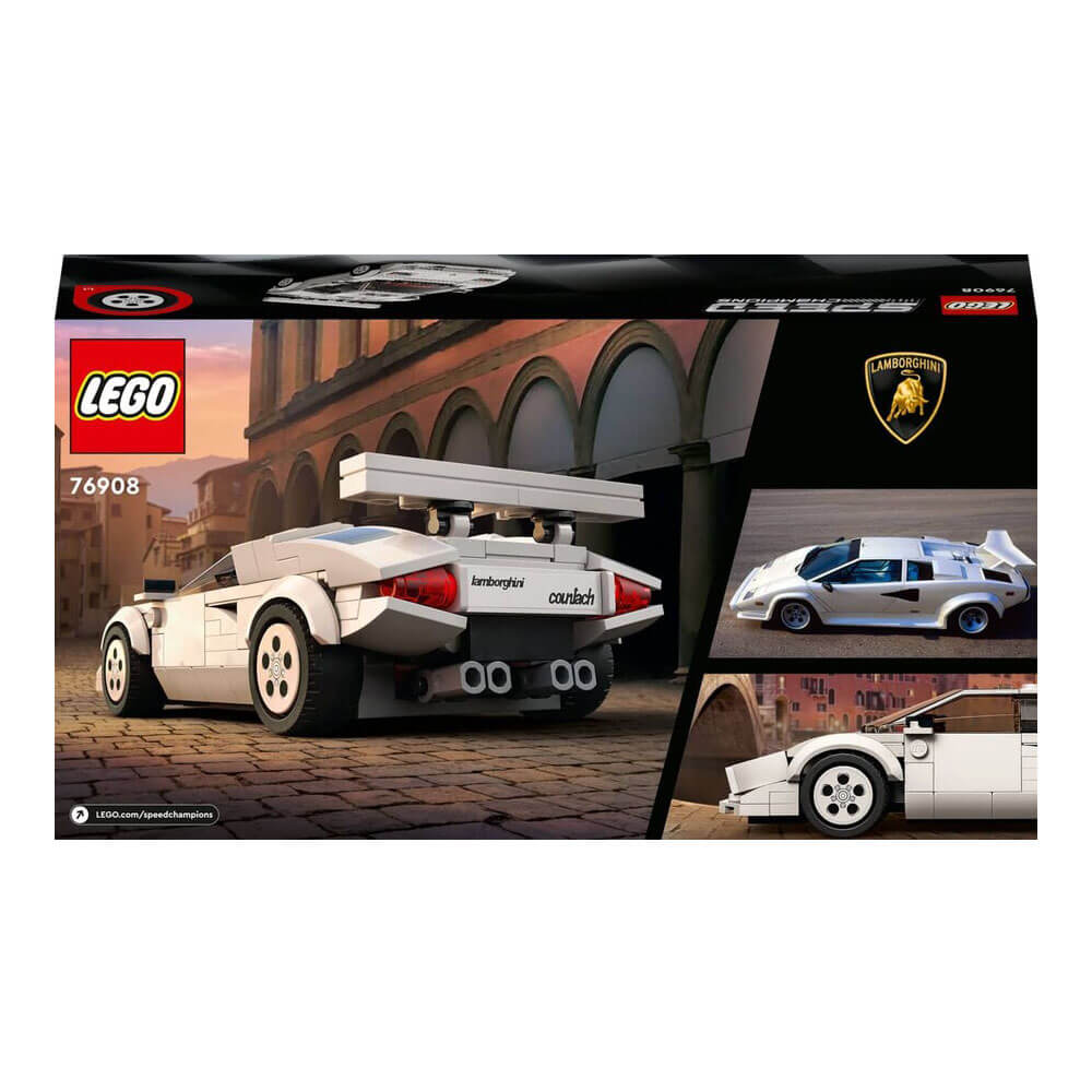 Lego Lamborghini Countach racing car, 262 pieces