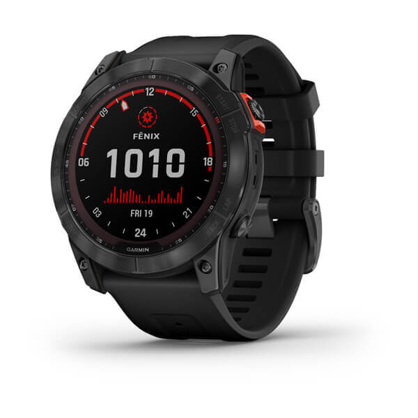 Smartwatch Garmin Fenix 7X Solar, gray with black strap