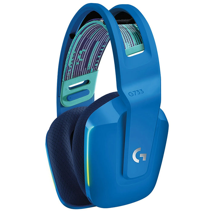 Logitech G733 Wireless Gaming Headset, Blue