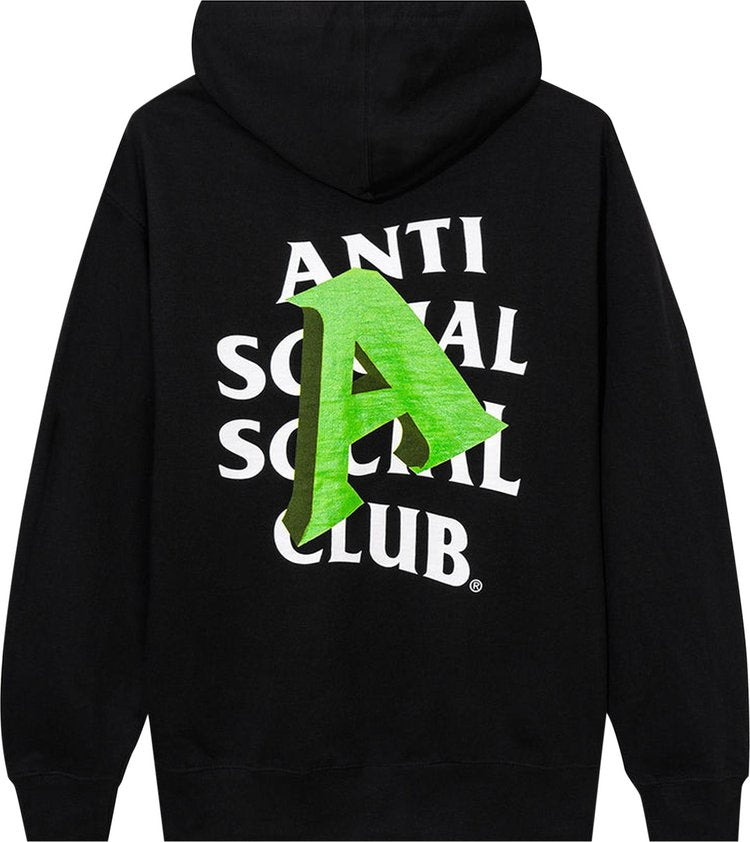 Anti Social Social Club A Is For Zip Hoodie Black