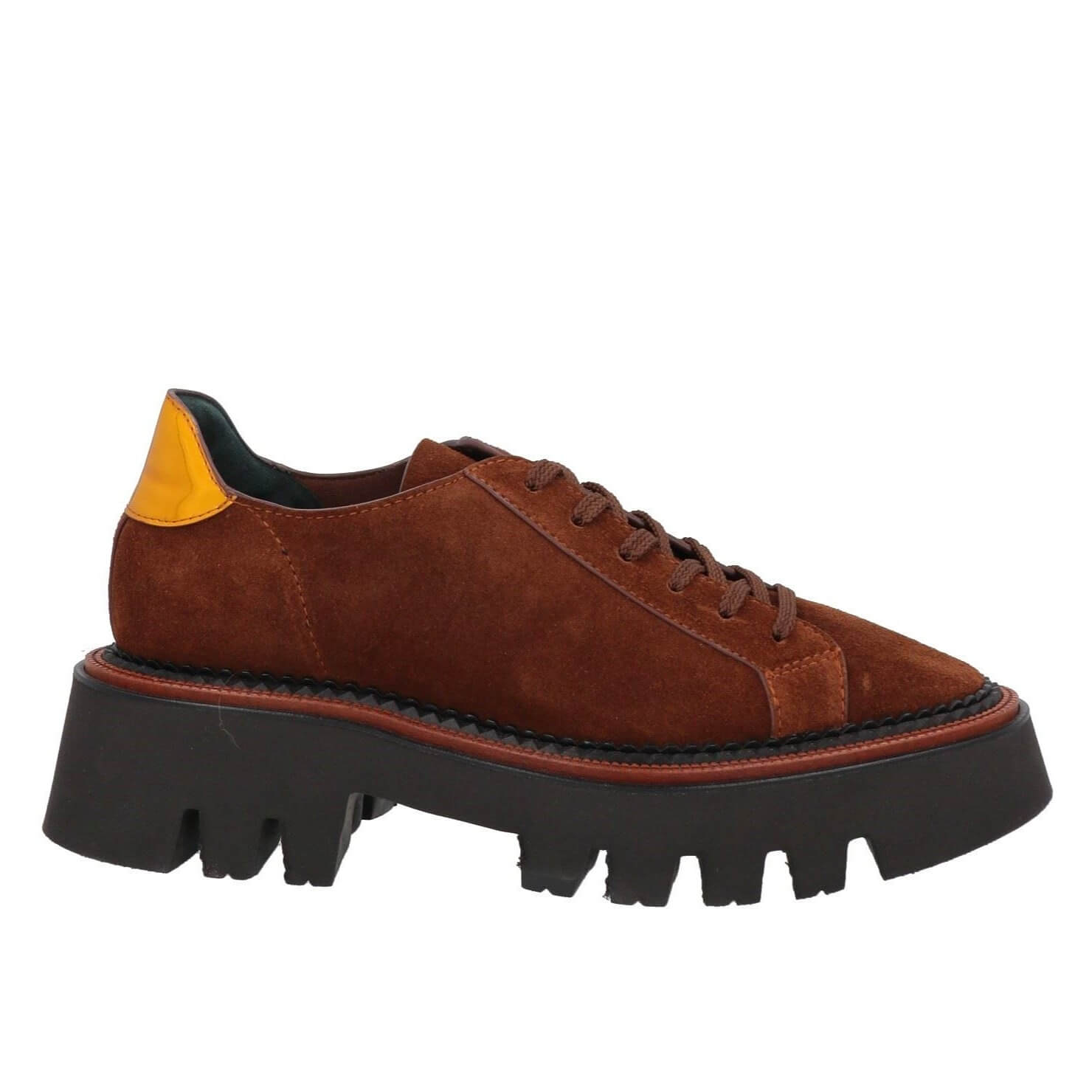 Ras Laced shoes, dark brown