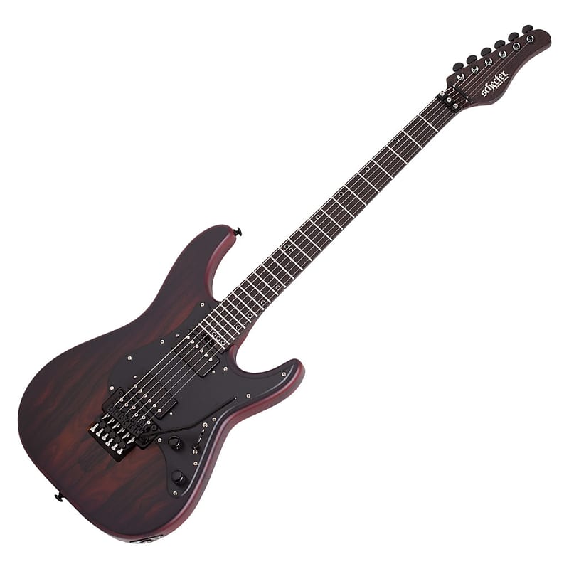 Exotic electric guitar Schecter Sun Valley Super Shredder - Ziricote Sun Valley Super Shredder Exotic Electric Guitar -