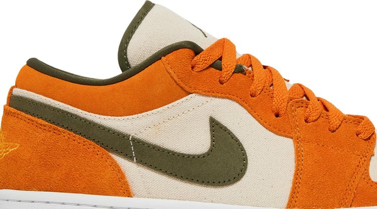 حذاء Air Jordan 1 Low SE Light Curry Orange