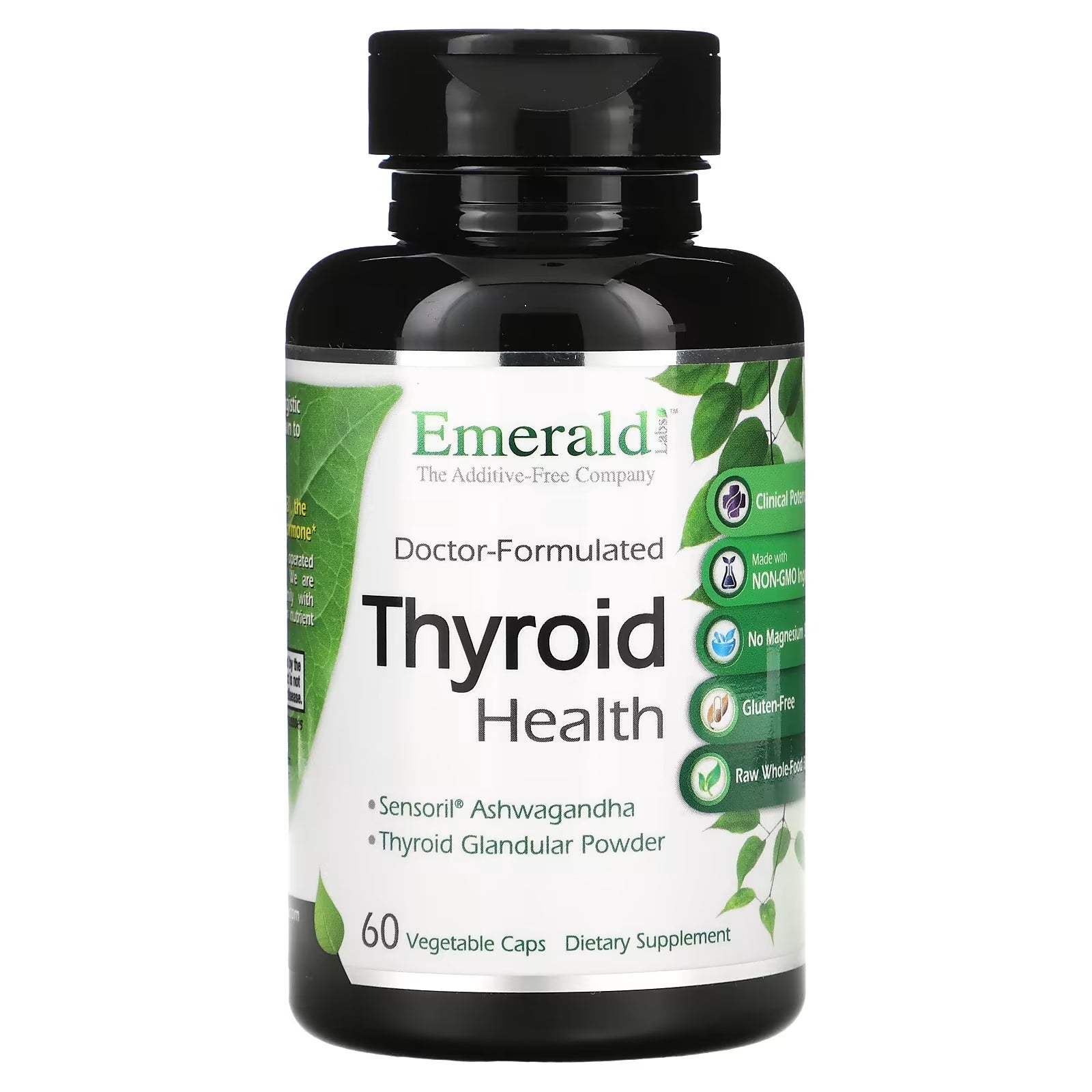 Emerald Laboratories Thyroid Health, 60 Vegetarian Capsules