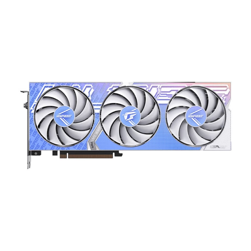 Video card Colorful iGame GeForce RTX 4070 SUPER Ultra W OC, 12 GB, white/blue