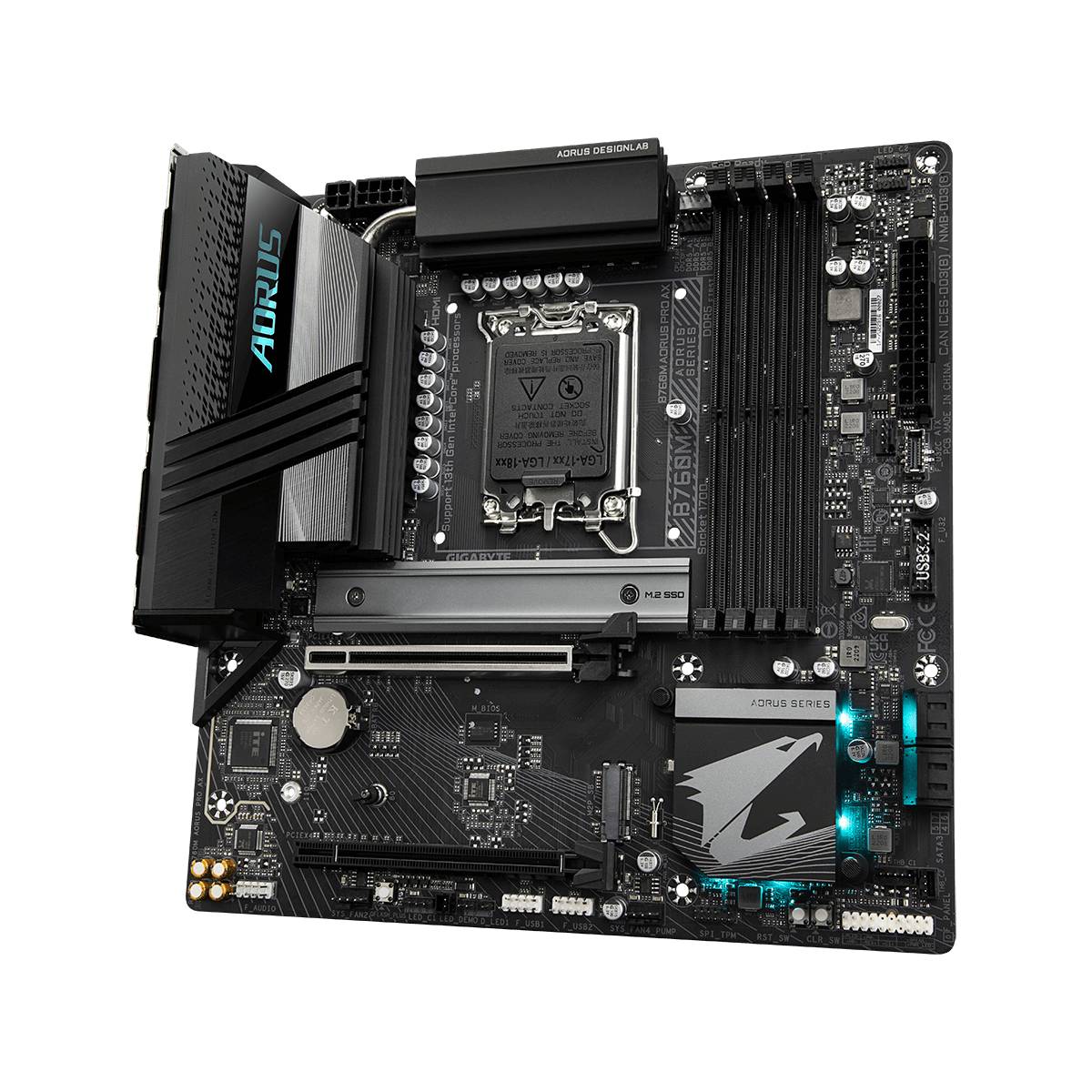 اللوحة الرئيسية GIGABYTE B760M AORUS PRO AX