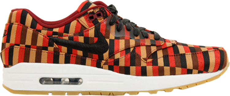 حذاء Nike London Underground x Air Max 1 Woven SP 'Roundel' باللون الأحمر