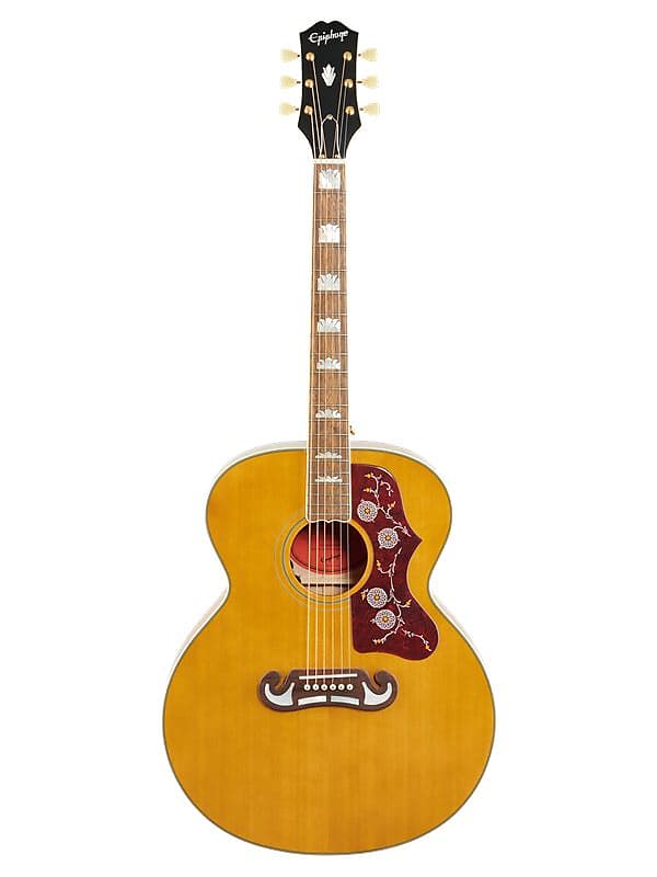 جيتار كهربائي صوتي Epiphone J200 Jumbo عتيق طبيعي IGMTJ200 ANAG