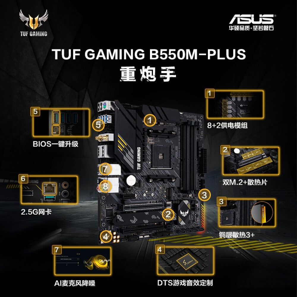 Asus TUF GAMING B550M-PLUS motherboard