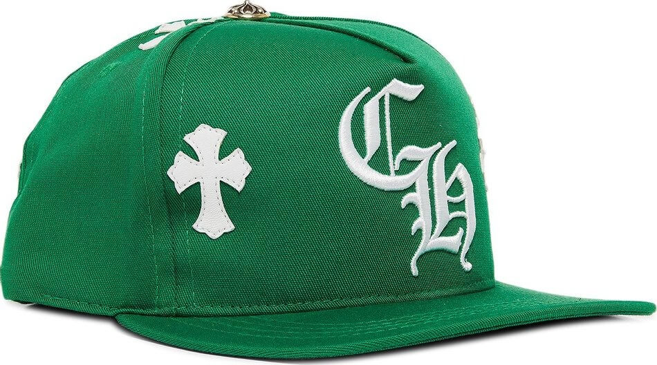 Chrome Hearts Cross Patch Cap, Green