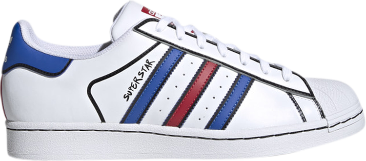 Adidas Superstar sneakers, white