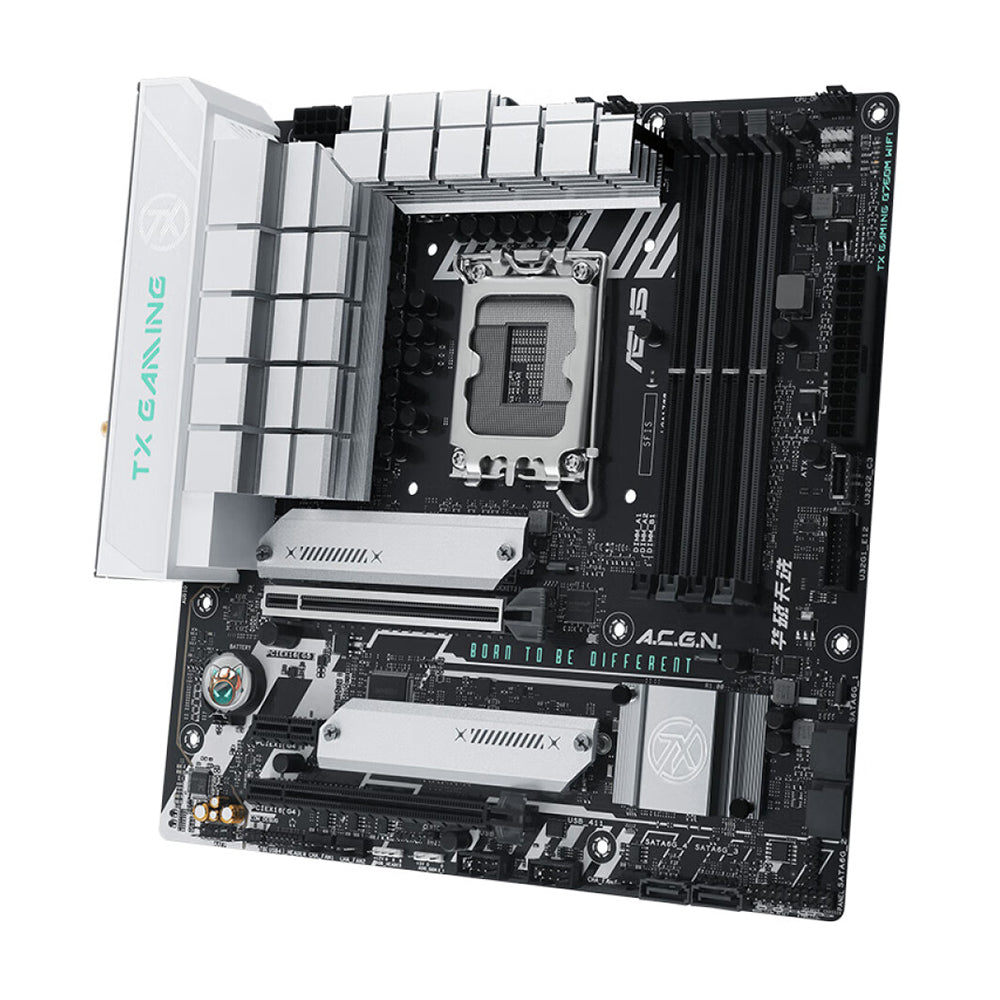 لوحة أم Asus TX GAMING B760M، LGA1700، واي فاي، DDR5