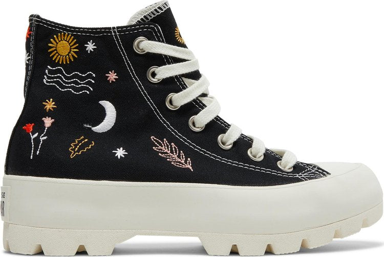 Converse Wmns Chuck Taylor All Star Lugged High Its Okay To Wander Sneakers - Black, black