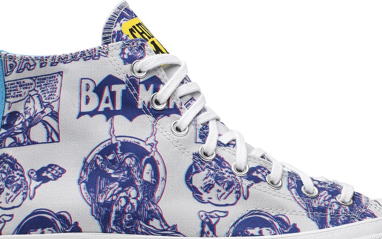 Converse DC Comics x Chinatown Market x Chuck 70 High 3D Batman Print Sneakers, White