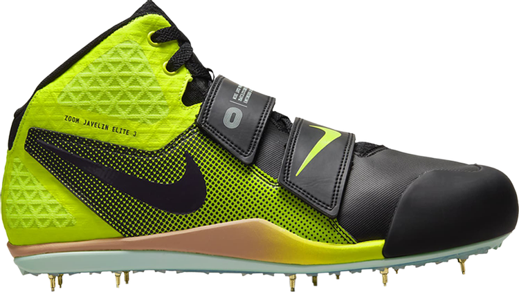 Nike Zoom Javelin Elite 3 'Black Volt' Boots, Black