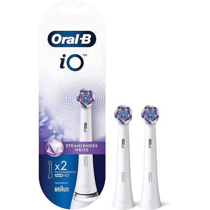 رؤوس بديلة لفرشاة الأسنان الكهربائية Oral-B i O Radiant White قطعتين - الحل الأفضل لتنظيف الأسنان Oral B