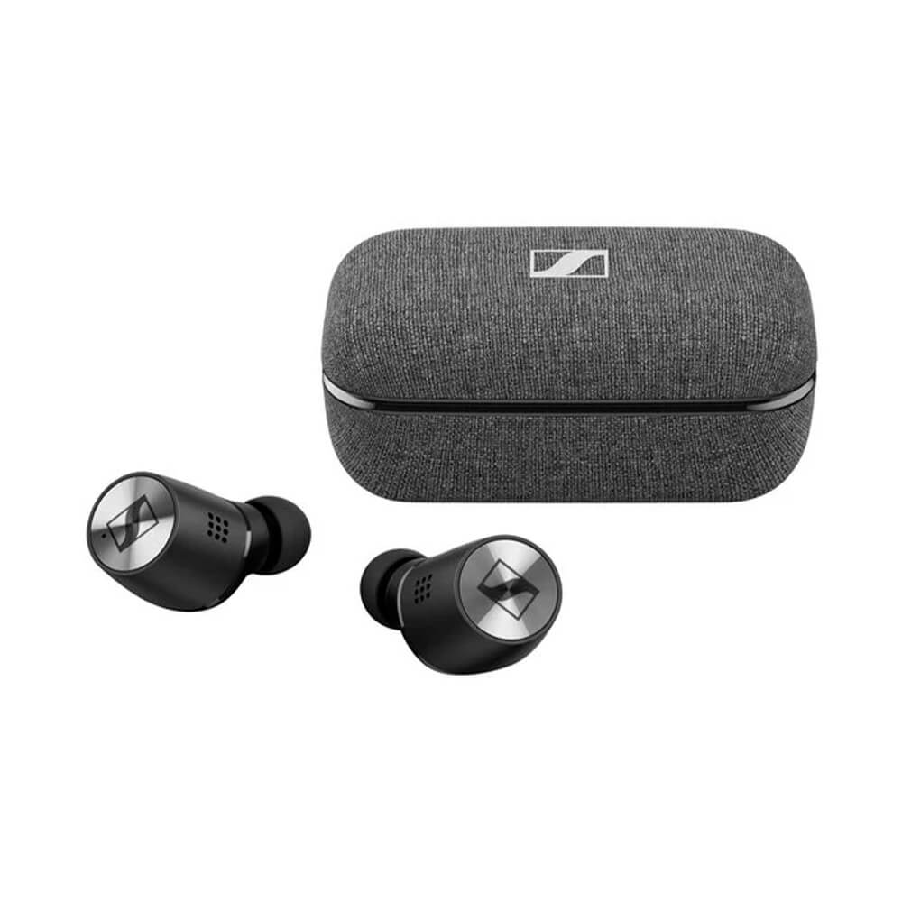 سماعات رأس Sennheiser Momentum True Wireless 2، باللون الأسود