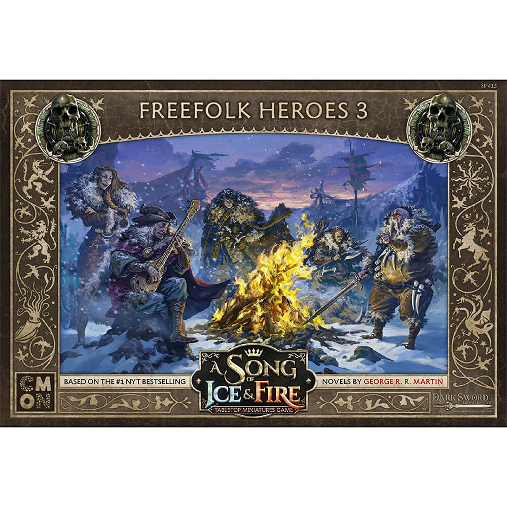 Additional set to CMON A Song of Ice and Fire Tabletop Miniatures Game, Freefolk Heroes III