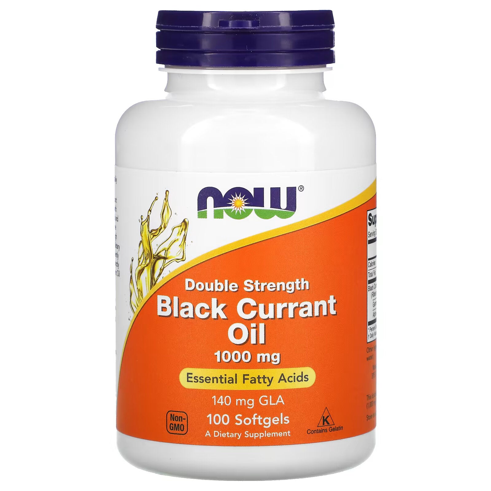 NOW Foods, Blackcurrant Oil, 1000 mg, 100 Capsules