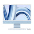 جهاز Apple iMac M3 (2023) الكل في واحد مقاس 24 بوصة، 8 وحدة معالجة مركزية/10 وحدة معالجة رسومية، 8 جيجابايت/256 جيجابايت، جيجابت إيثرنت، أزرق، لوحة مفاتيح إنجليزية