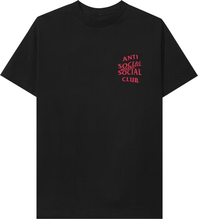 Anti Social Social Club x Hello Kitty And Friends Tee 'Black', black