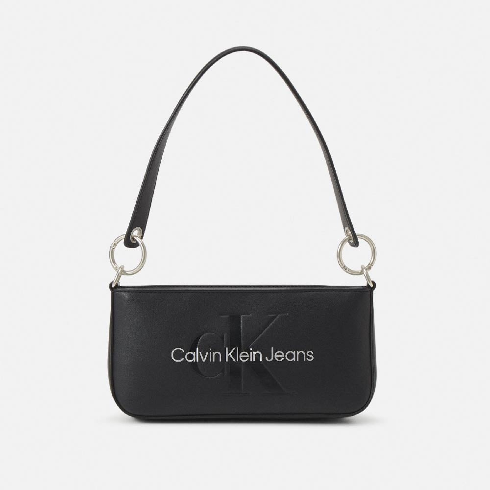 Calvin Klein Jeans Sculpted Shoulder Pouch Mono Bag, Black