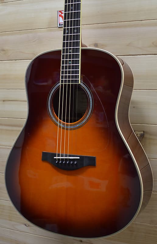 New Yamaha LL TransAcoustic acoustic electric guitar with LL-TA-BS case