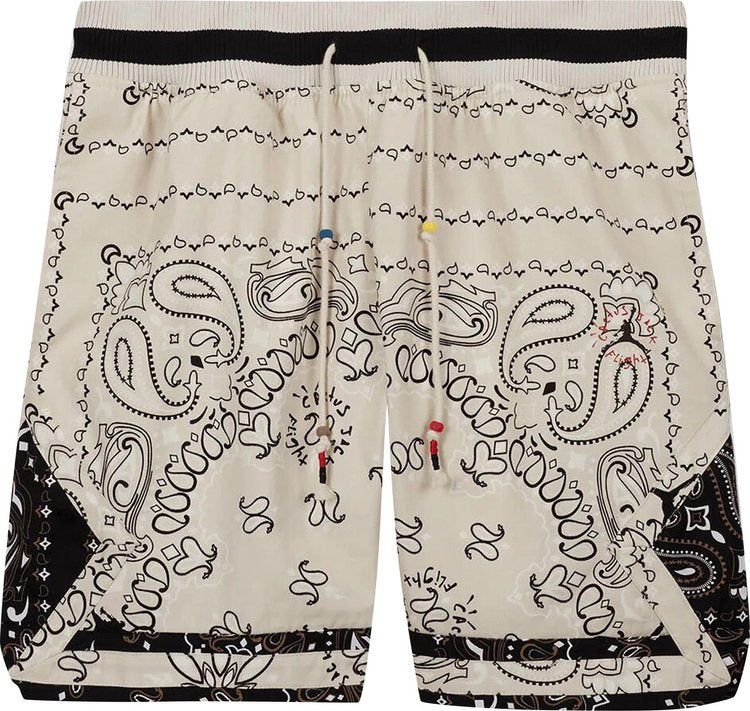 Air Jordan x Travis Scott Paisley Shorts 'Orewood', white