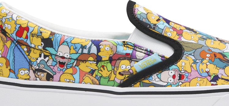 Vans The Simpsons x ComfyCush Slip-On Springfield sneakers, multicolored