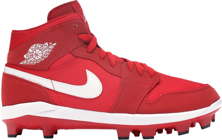 Air Jordan 1 Retro MCS University Red Cleats