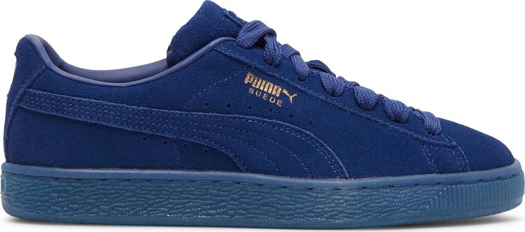 Puma Suede Classic Jr Mono Gold - Elektro Blue