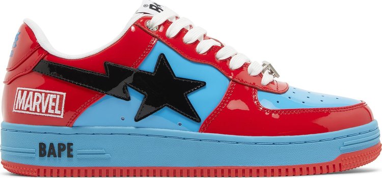 Marvel x Bapesta Spider-Man sneakers, red