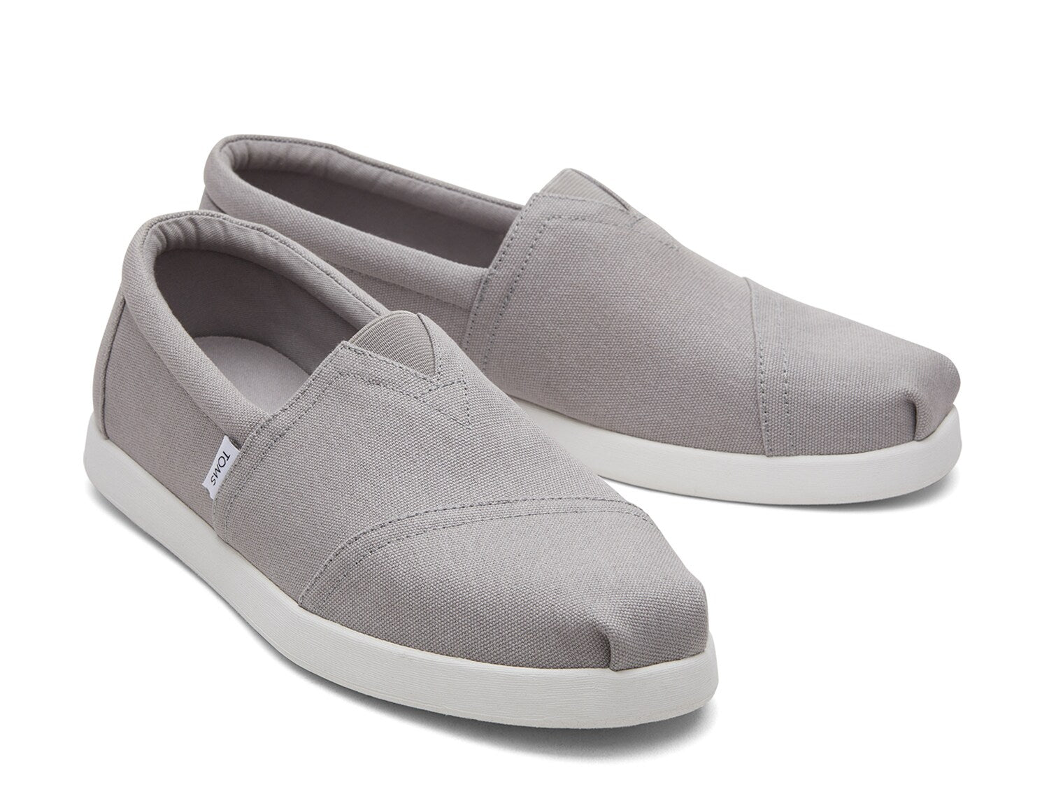 Men's slip-ons Toms Alpargata Espadrille with elastic insert, gray