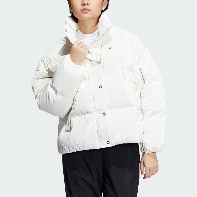 Women's down jacket white Adidas Originals