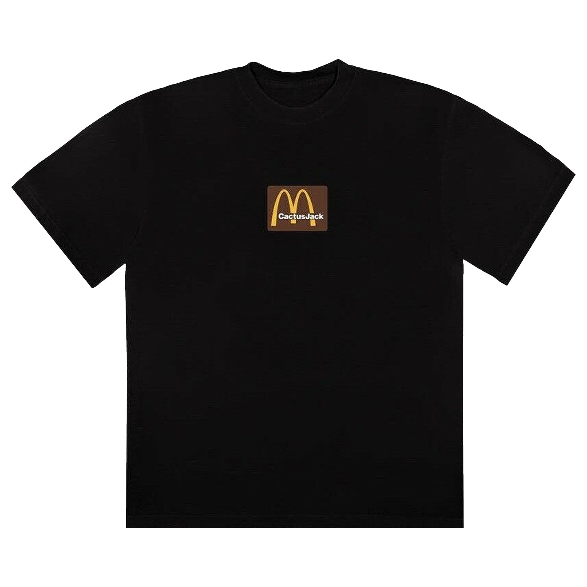 Black Cactus Jack T-Shirt by Travis Scott x McDonalds Sesame Inv