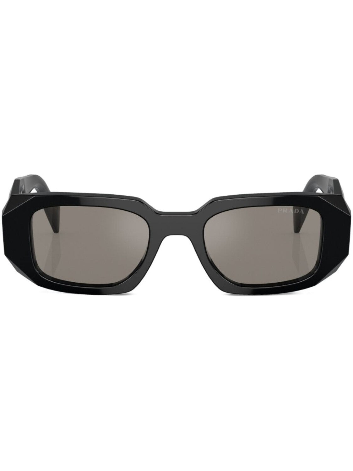 Prada Eyewear Geometric Frame Sunglasses Black