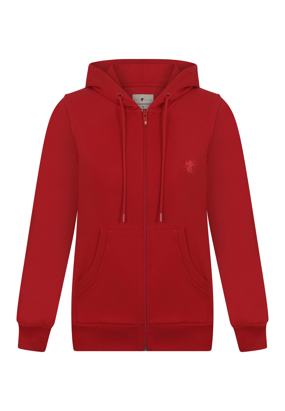 Denim Culture Yasenia Zip Sweatshirt, red