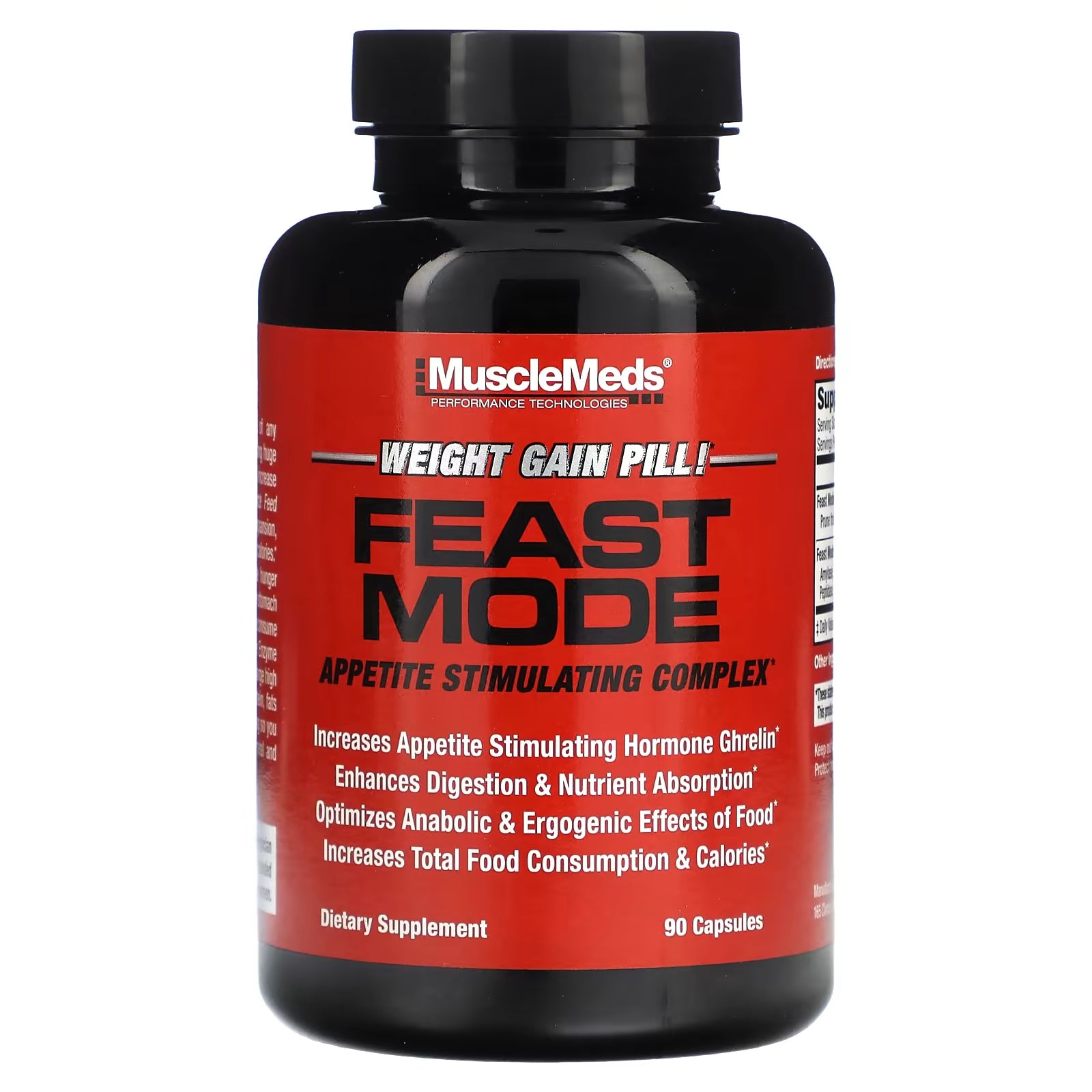 مجمع لتحفيز الشهية MuscleMeds Feast Mode، 90 كبسولة