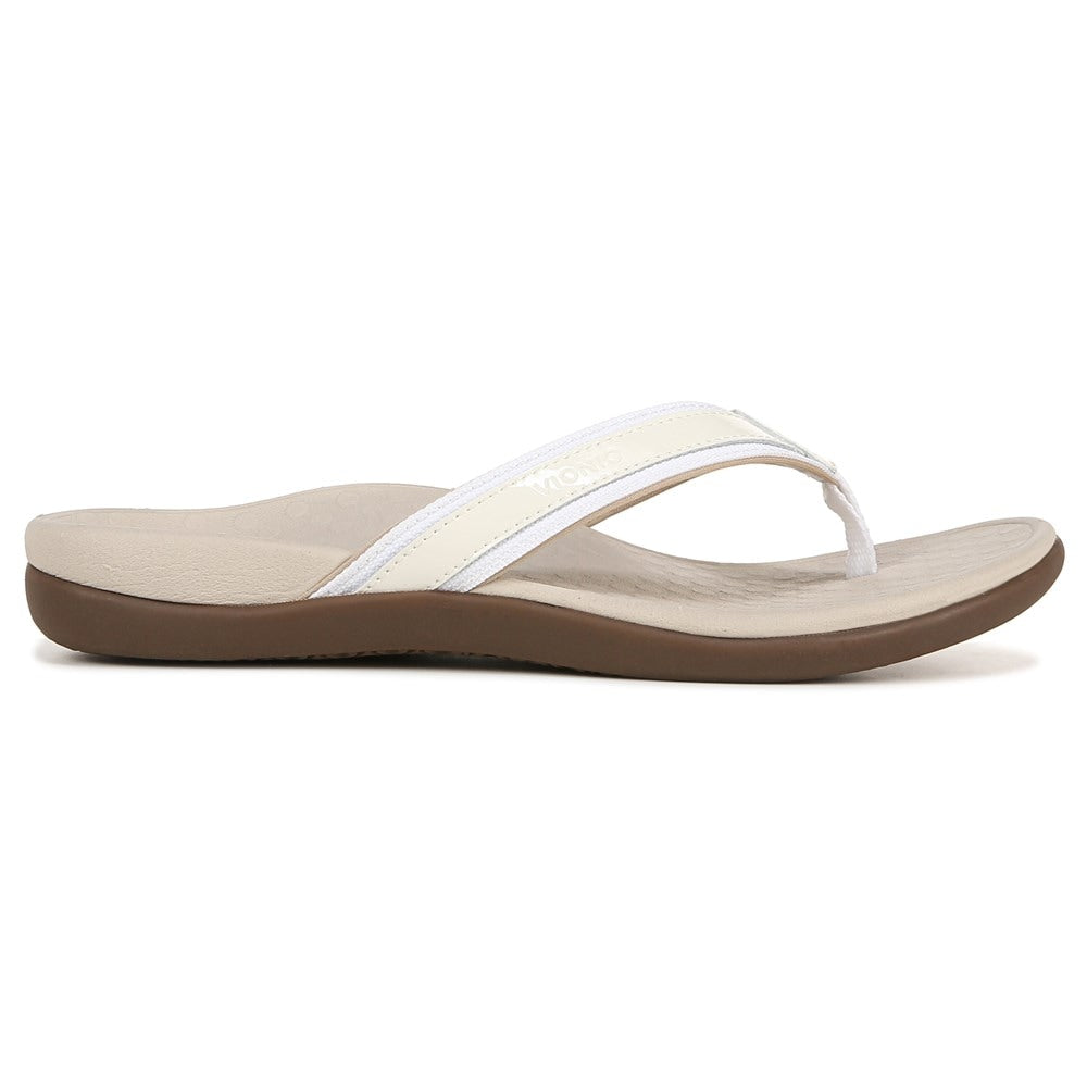 Women's flip-flop sandals Tide Vionic, white