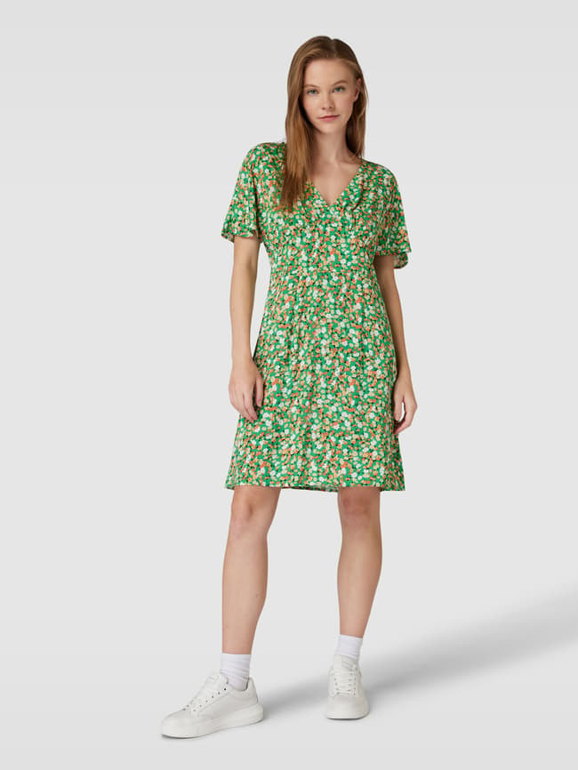 Tom Tailor All Over Print Mini Dress, Green